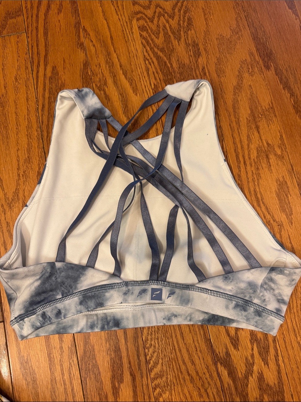 flag nor fail high neck Tie-Dye Sports Bra